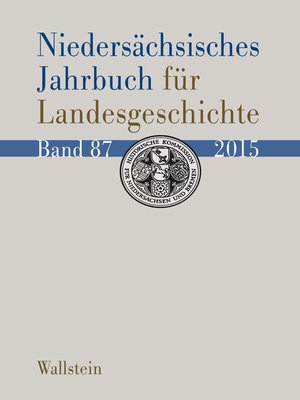 cover image of Niedersächsisches Jahrbuch für Landesgeschichte